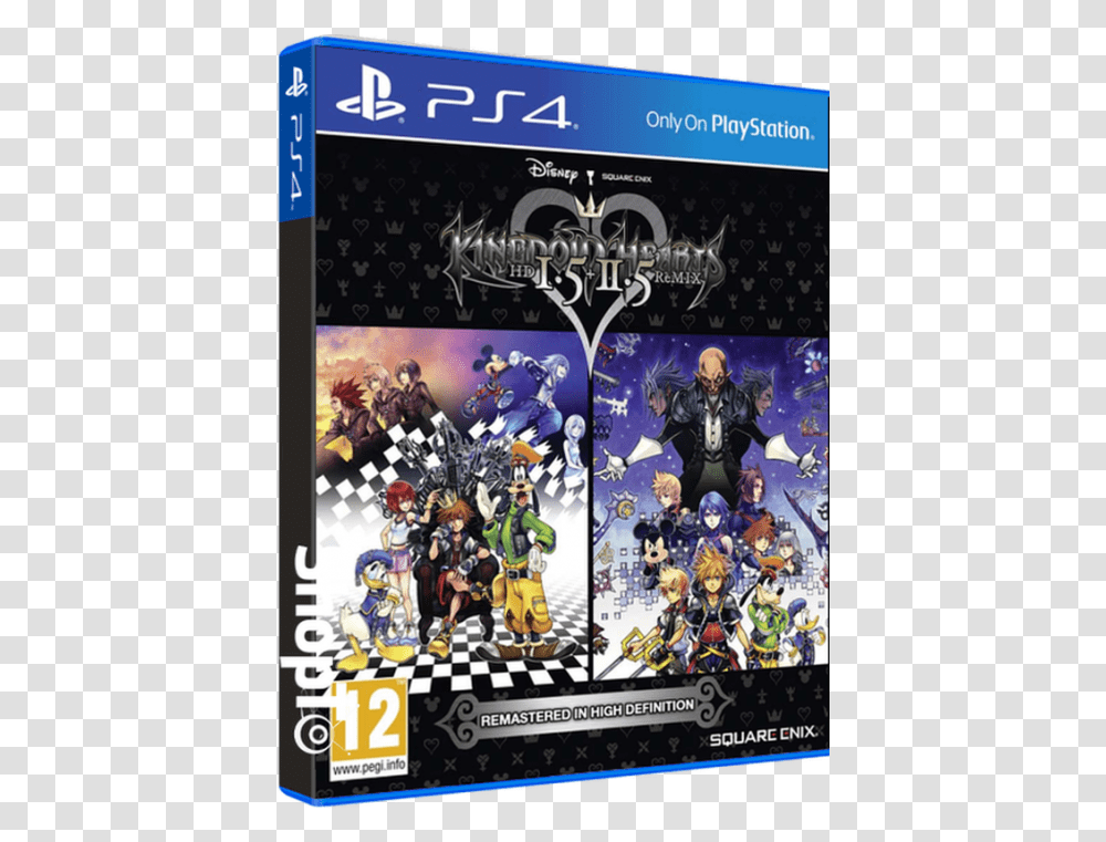 Kingdom Hearts Hd Kingdom Hearts 1.5 2.5 Game, Poster, Person, Book, Tabletop Transparent Png