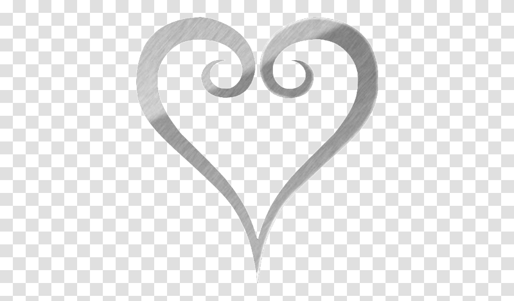 Kingdom Hearts Heart Symbol Kingdom Hearts Logo Heart, Stencil Transparent Png