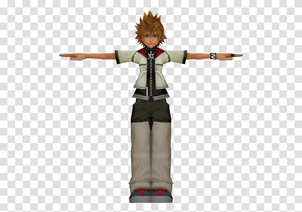 Kingdom Hearts High Poly Model, Person, Sleeve, Face Transparent Png
