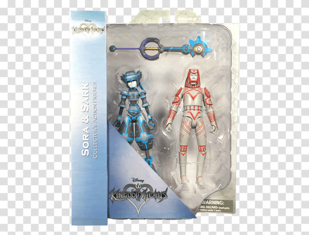 Kingdom Hearts Ii Space Paranoids Sora & Sark 110th Scale Action Figure 2pack Fictional Character, Toy, Robot, Astronaut Transparent Png