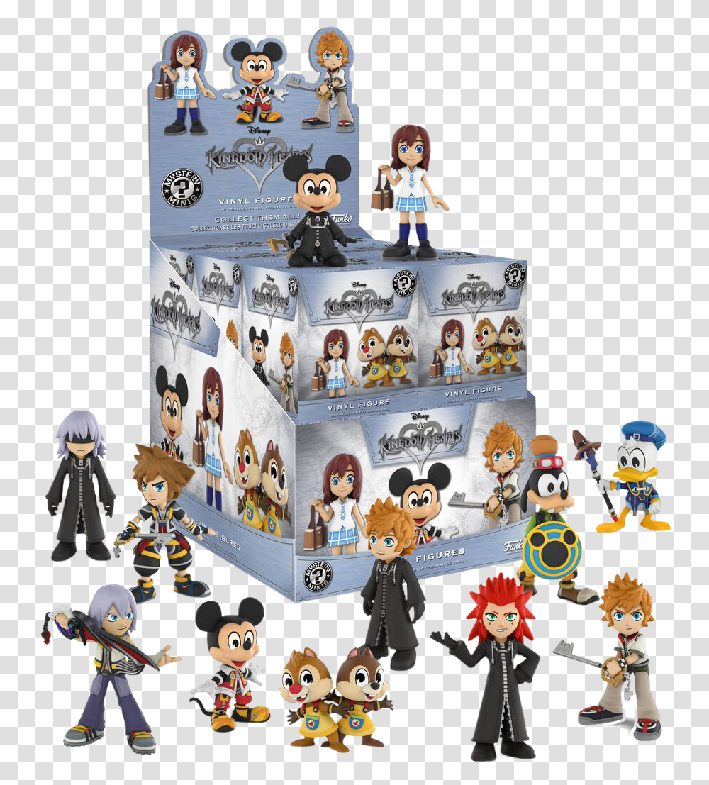 Kingdom Hearts Kingdom Hearts Pop Figures, Person, Figurine, Super Mario, Toy Transparent Png