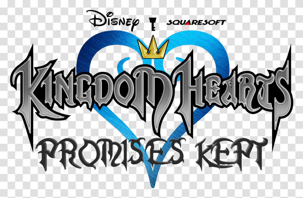 Kingdom Hearts Logo, Emblem, Weapon Transparent Png