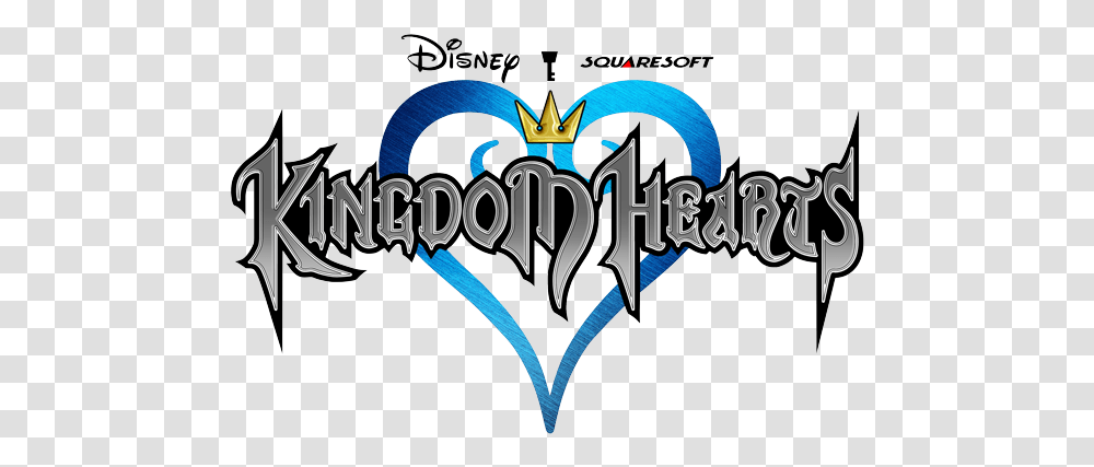 Kingdom Hearts Logo Games Logonoidcom Kingdom Hearts 1 Logo, Symbol, Trademark, Emblem, Text Transparent Png