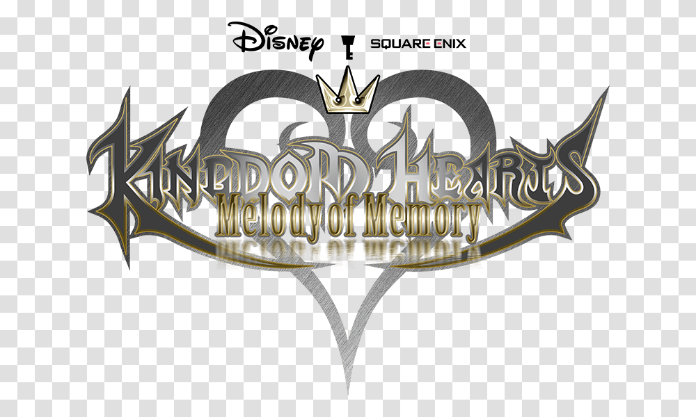 Kingdom Hearts Melody Of Memory Kh Melody Of Memory Logo, Symbol, Trademark, Emblem, Text Transparent Png