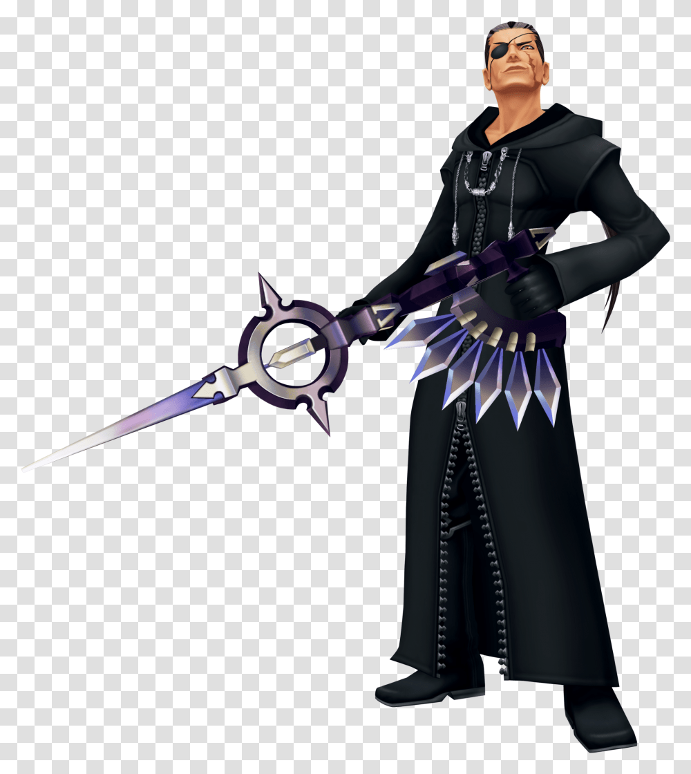 Kingdom Hearts Organisation 13 Xigbar, Weapon, Weaponry, Person, Human Transparent Png