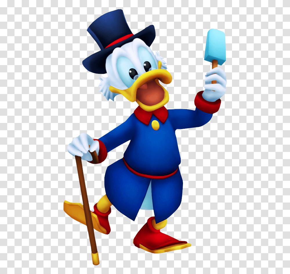 Kingdom Hearts Scrooge Mcduck, Toy, Mascot, Super Mario Transparent Png