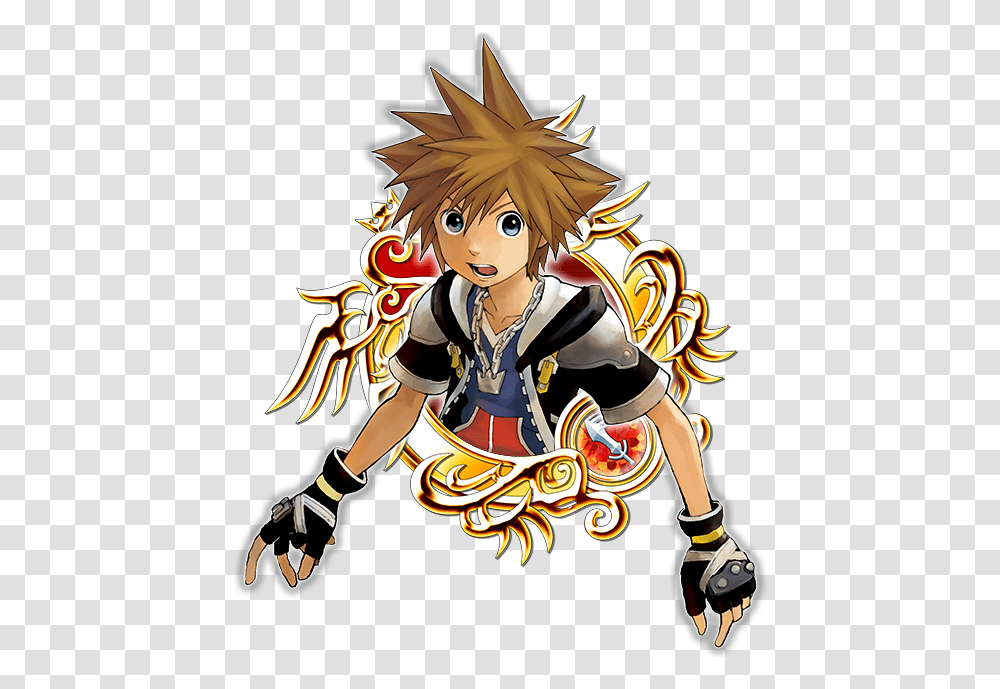 Kingdom Hearts Sora Artwork Khux Key Art 24, Manga, Comics, Book, Person Transparent Png