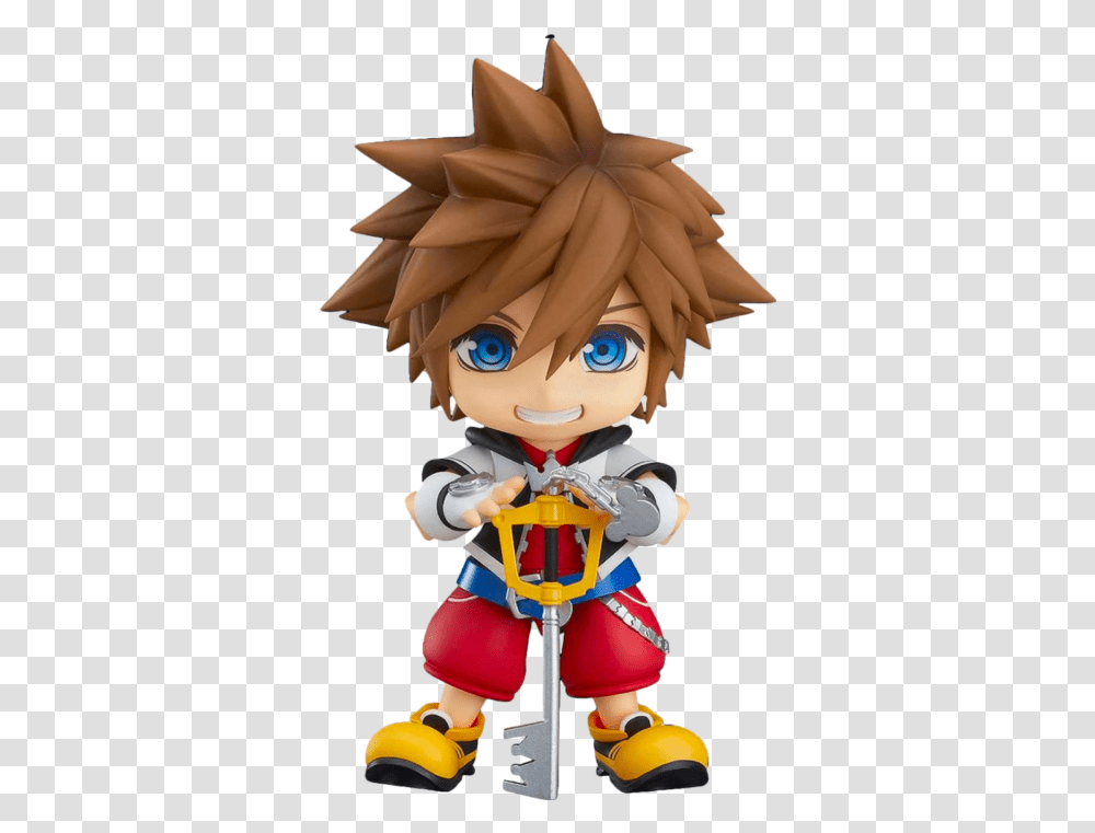 Kingdom Hearts Sora Figure Kingdom Hearts, Toy, Figurine, Doll, Person Transparent Png
