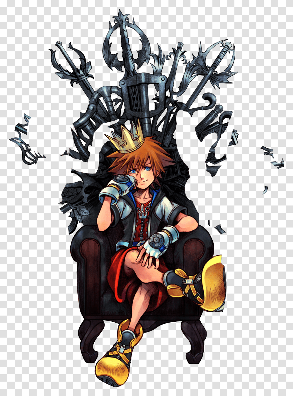 Kingdom Hearts Sora Transparent Png