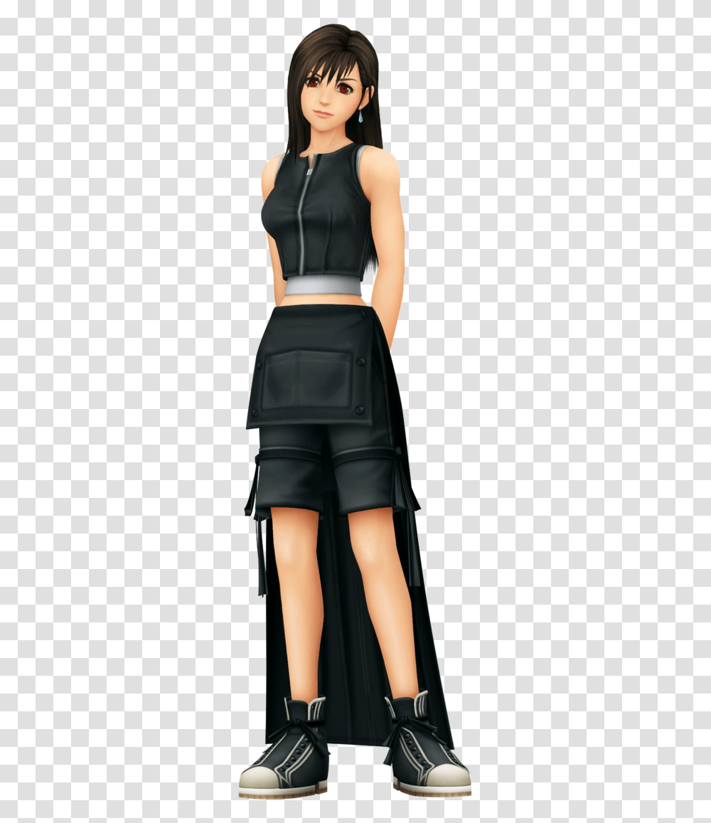 Kingdom Hearts Tifa And Cloud, Skirt, Person, Female Transparent Png