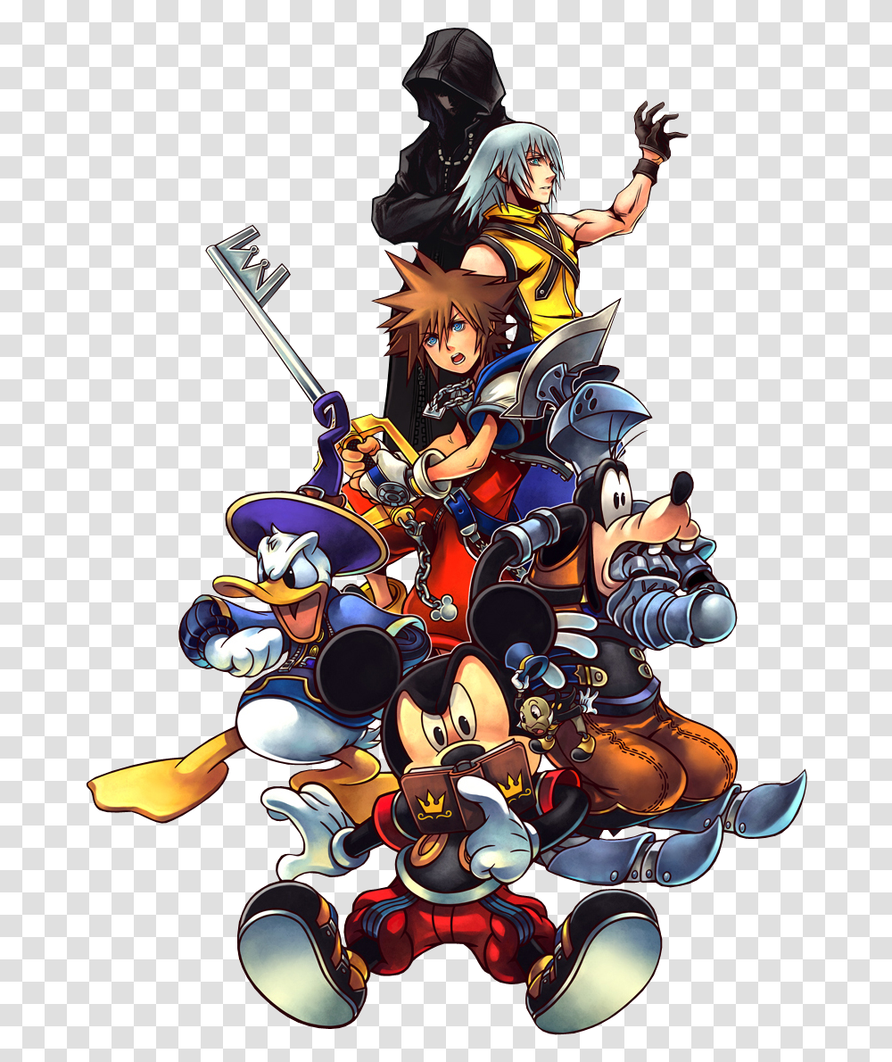 Kingdom Hearts Trivia 38 Kh Stuffwhich I Love Kingdom Hearts Re Coded Poster, Comics, Book, Helmet, Clothing Transparent Png