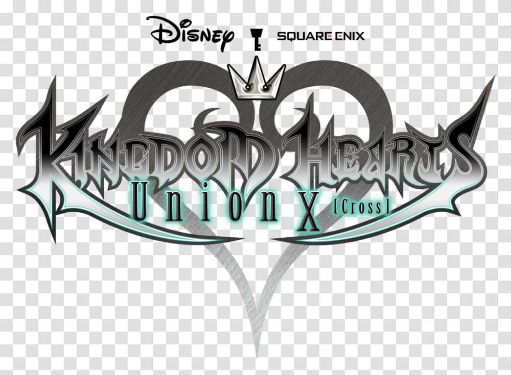 Kingdom Hearts Unchained Union Kingdom Hearts Union X Logo, Symbol, Trademark, Text, Emblem Transparent Png