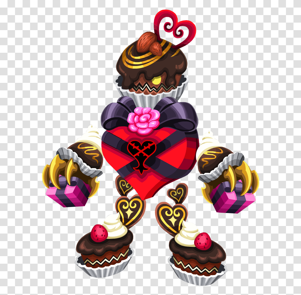 Kingdom Hearts Valentines Day, Birthday Cake, Food, Sweets Transparent Png