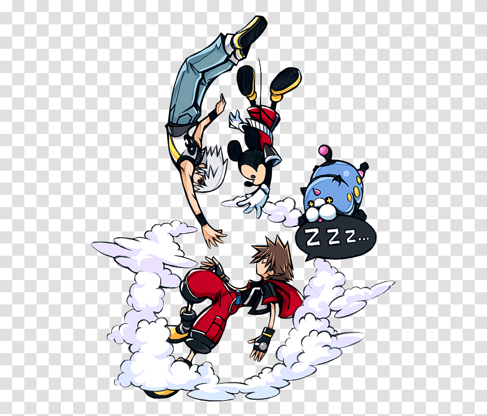 Kingdom Hearts Wallpaper Fanart Kingdom Hearts Dream Drop Distance Art, Comics, Book, Graphics, Hand Transparent Png