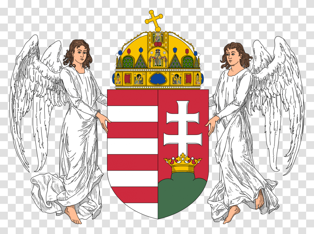 Kingdom Of Hungary Coat Of Arms, Person, Performer, Crowd Transparent Png