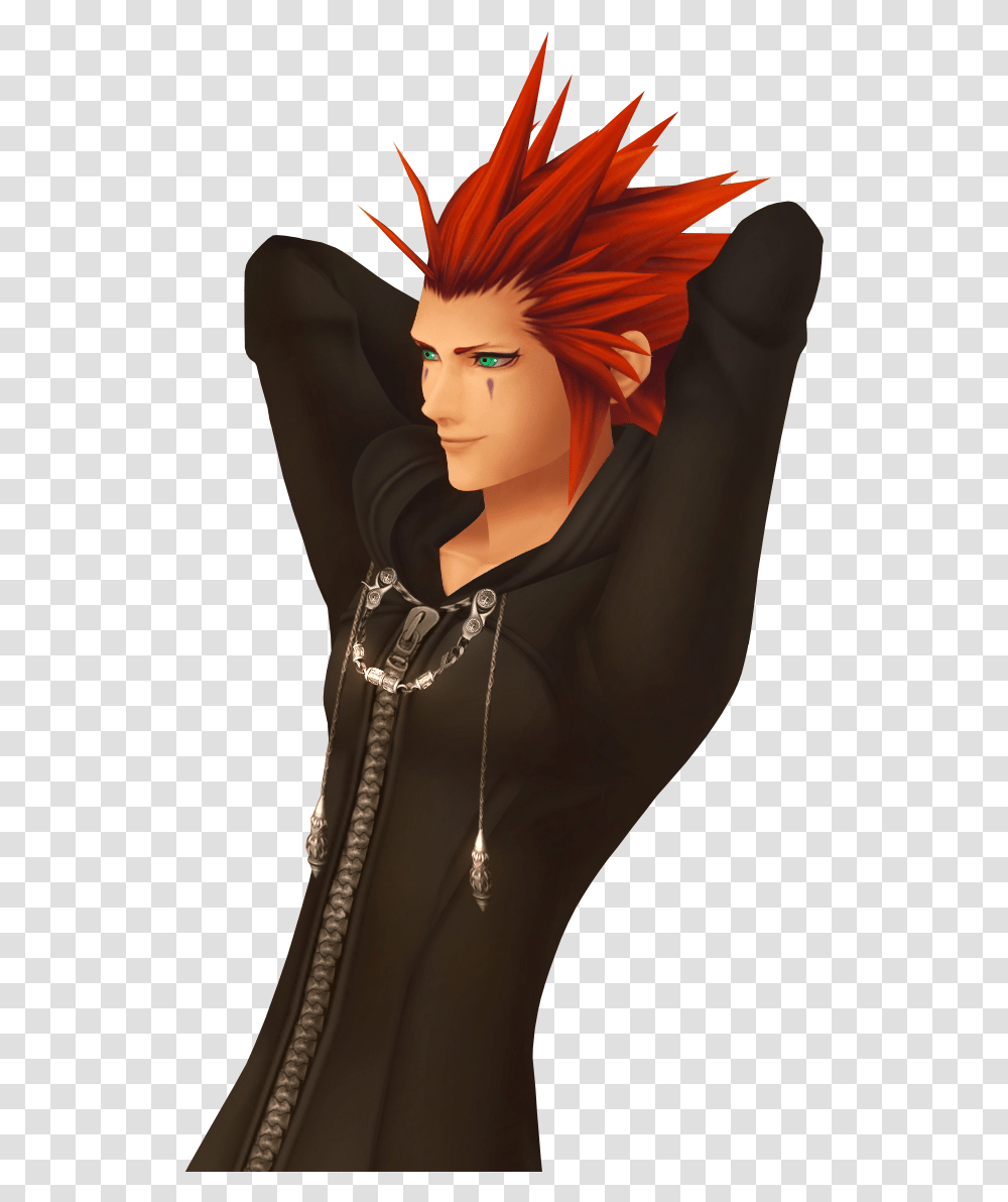 Kingdomhearts Axel Kh Kingdom Hearts 358 2 Days Render, Person, Pendant, Accessories Transparent Png