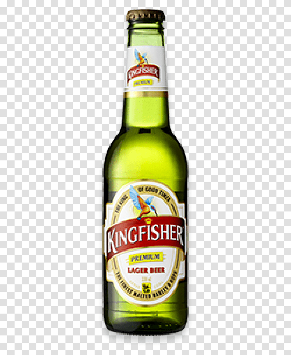 Kingfisher Beer Small Bottle, Alcohol, Beverage, Drink, Lager Transparent Png