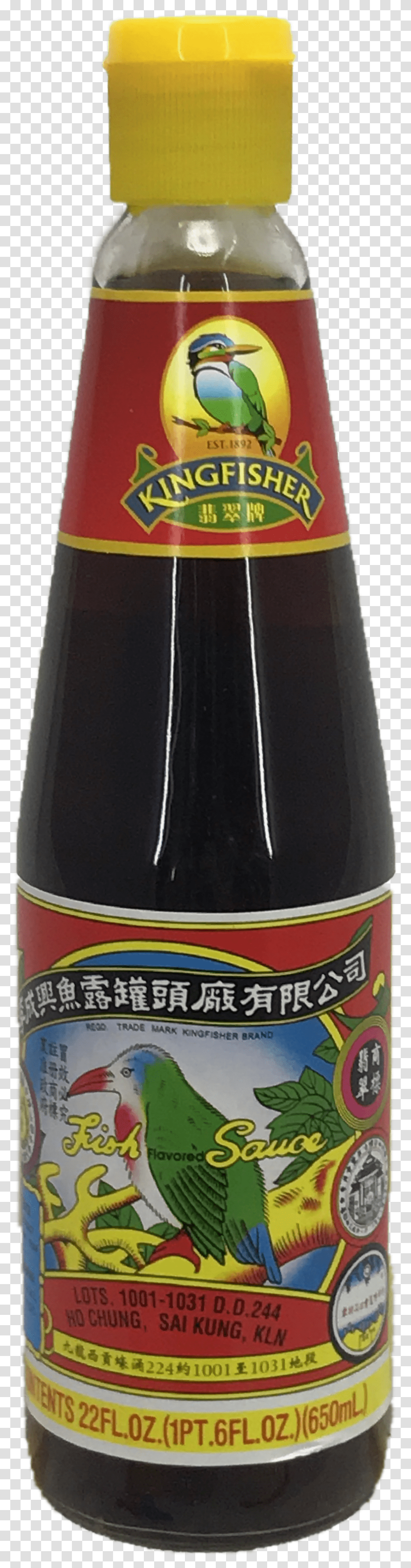 Kingfisher Brand Fish Sauce 650mlTitle Kingfisher Kingfisher Oyster Flavored Sauce, Beer, Alcohol, Beverage, Drink Transparent Png