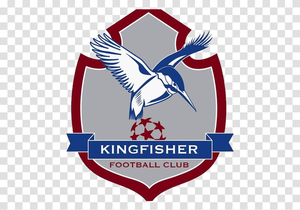 Kingfisher Fc Kingfisher Football Logo, Emblem, Bird, Animal Transparent Png