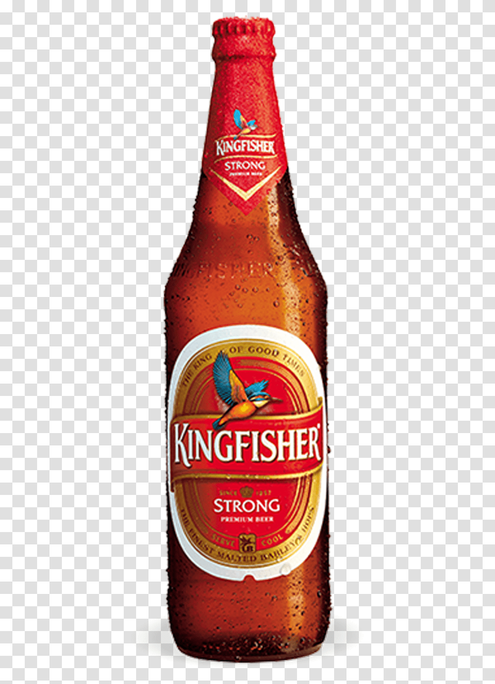 Kingfisher Lager Strong 65 Cl India Kingfisher Strong Beer, Alcohol, Beverage, Drink, Bottle Transparent Png