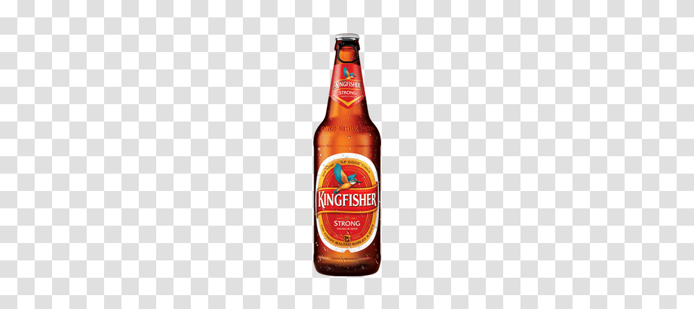 Kingfisher Strong Bottle, Beer, Alcohol, Beverage, Drink Transparent Png