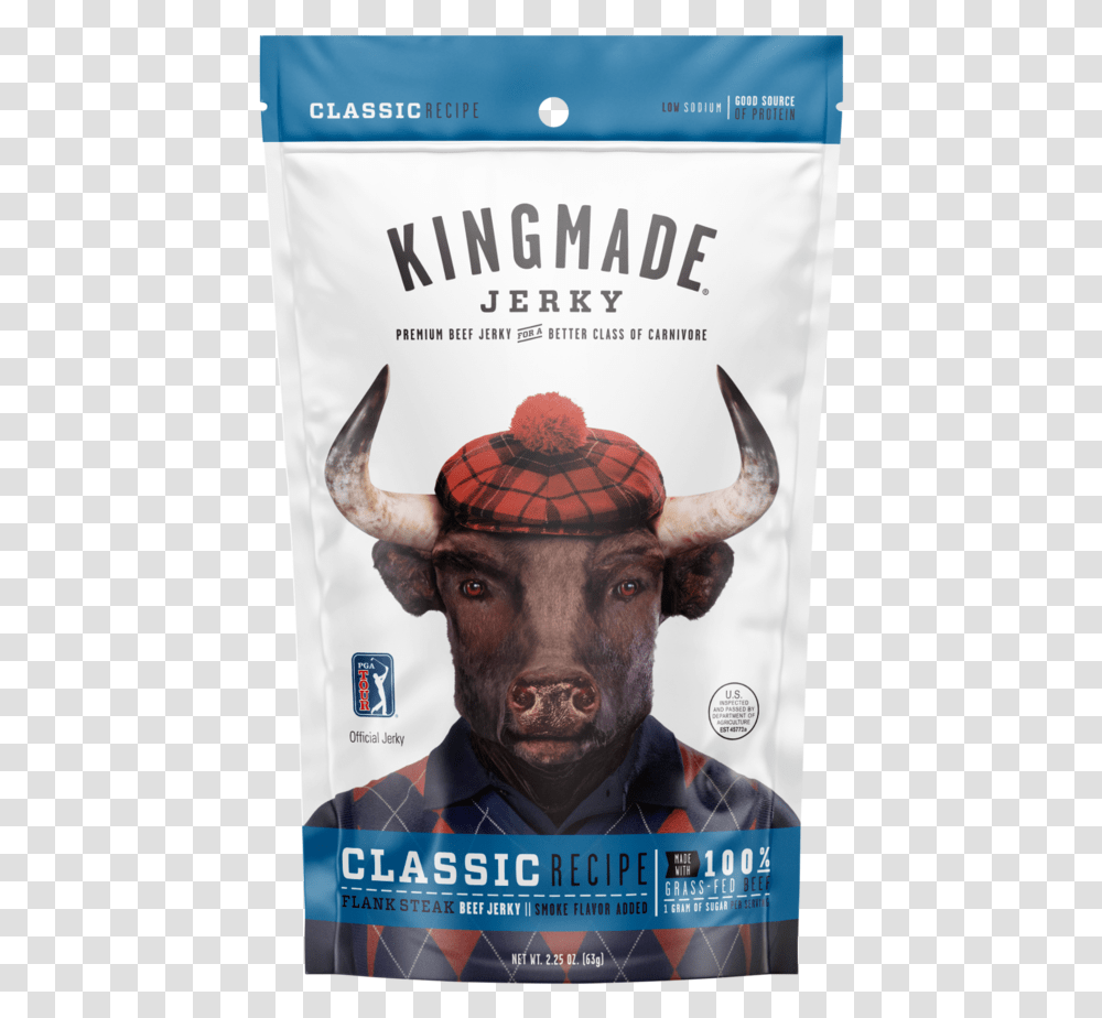 Kingmade Jerky, Bull, Mammal, Animal, Poster Transparent Png