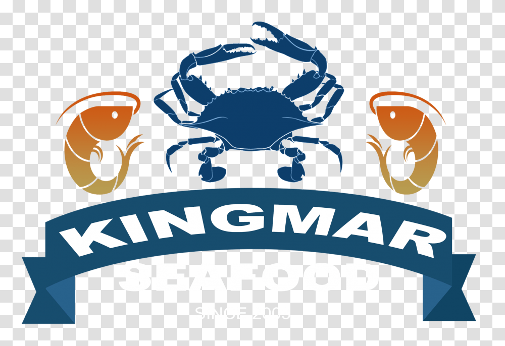 Kingmar Sea Food, Sea Life, Animal, Seafood, Crab Transparent Png