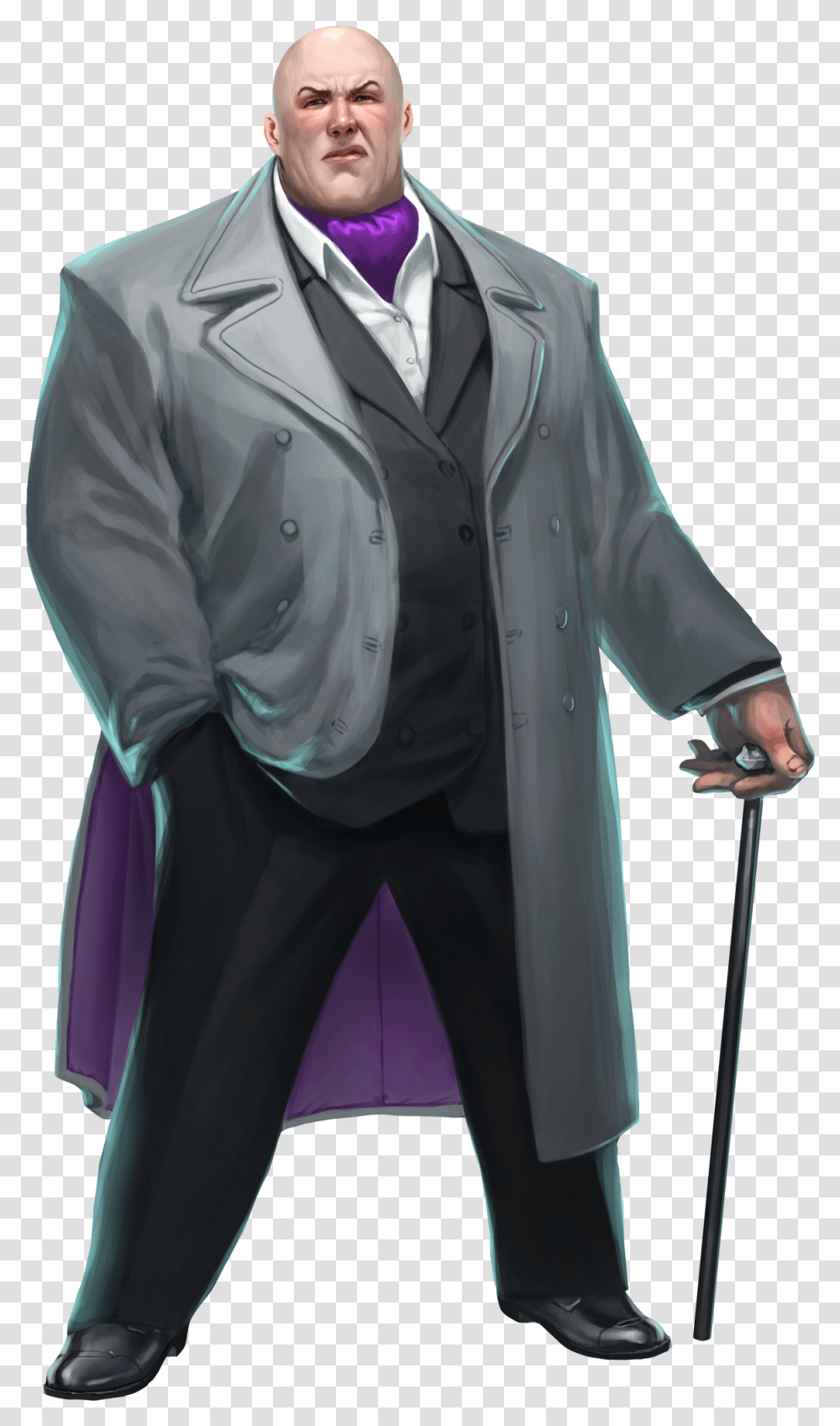 Kingpin Kingpin Marvel, Overcoat, Suit, Person Transparent Png