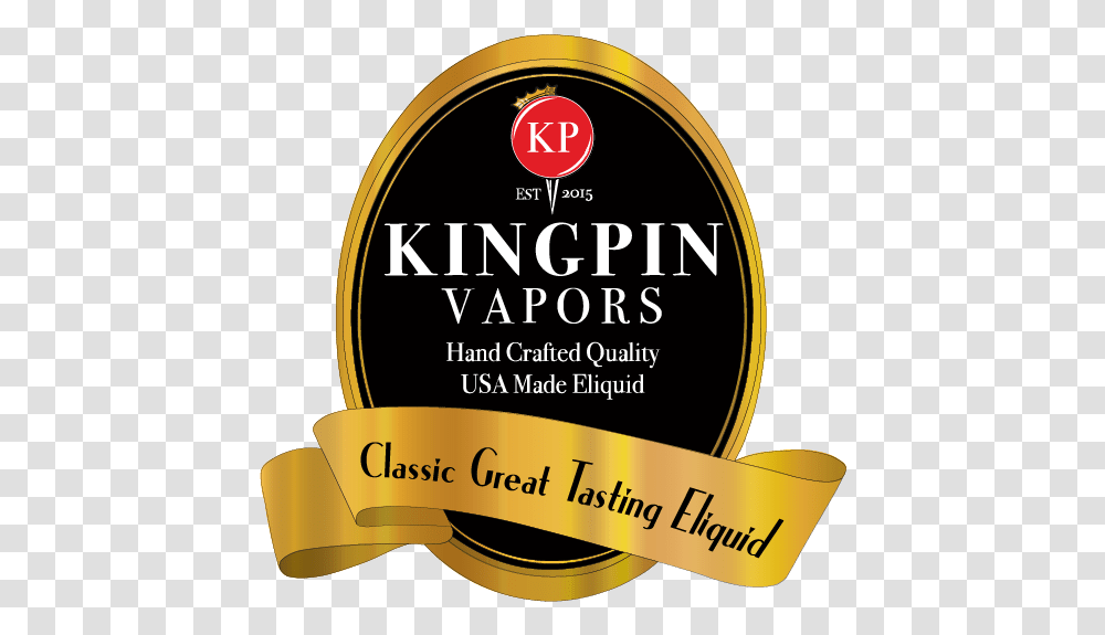 Kingpin Vapors Sample Pack Illustration, Label, Text, Advertisement, Poster Transparent Png