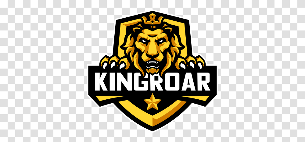 Kingroar Mascot And Esport Game Logo Design Template Zeerk Lion King Esport Logo, Symbol, Trademark, Emblem, Badge Transparent Png