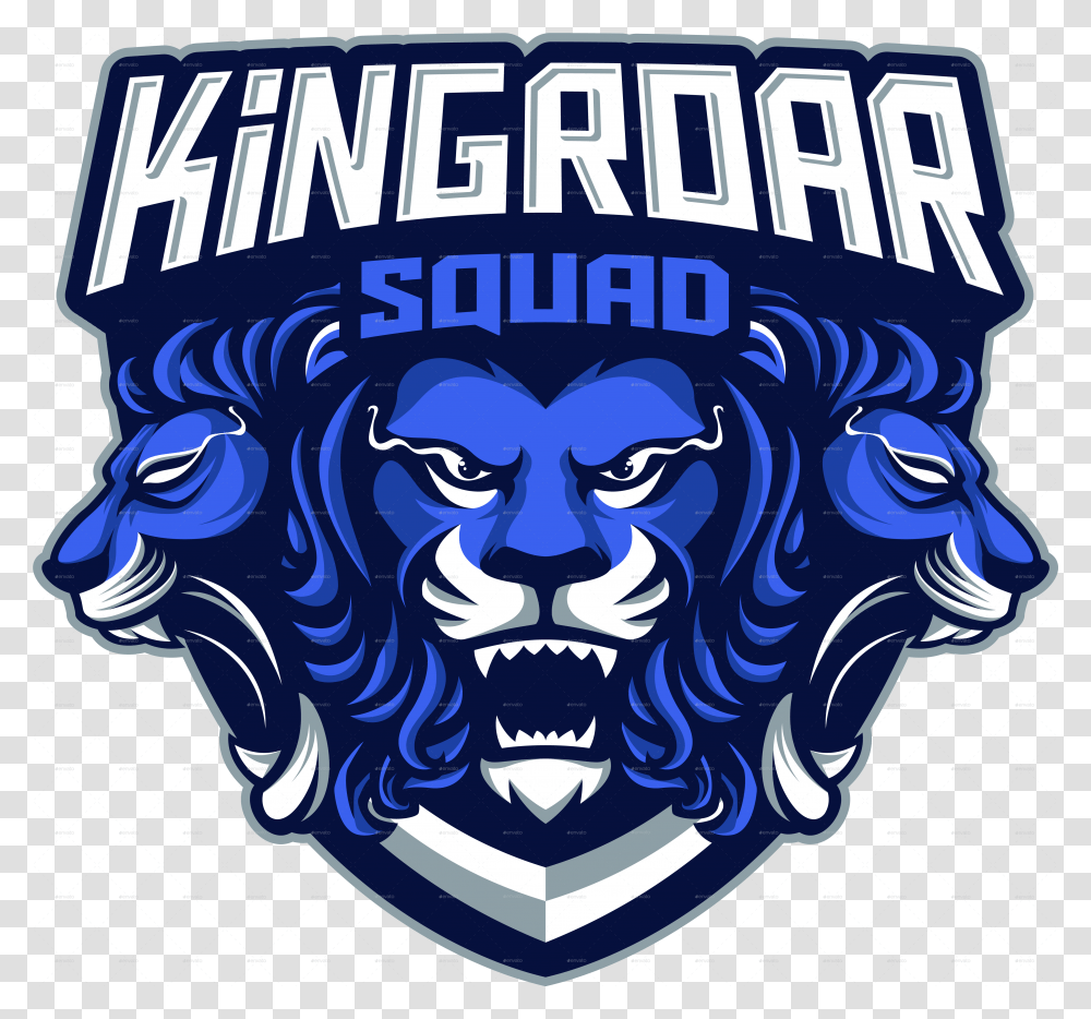 Kingroar Mascot Logo Eastern College Athletic Conference, Symbol, Trademark, Label, Text Transparent Png