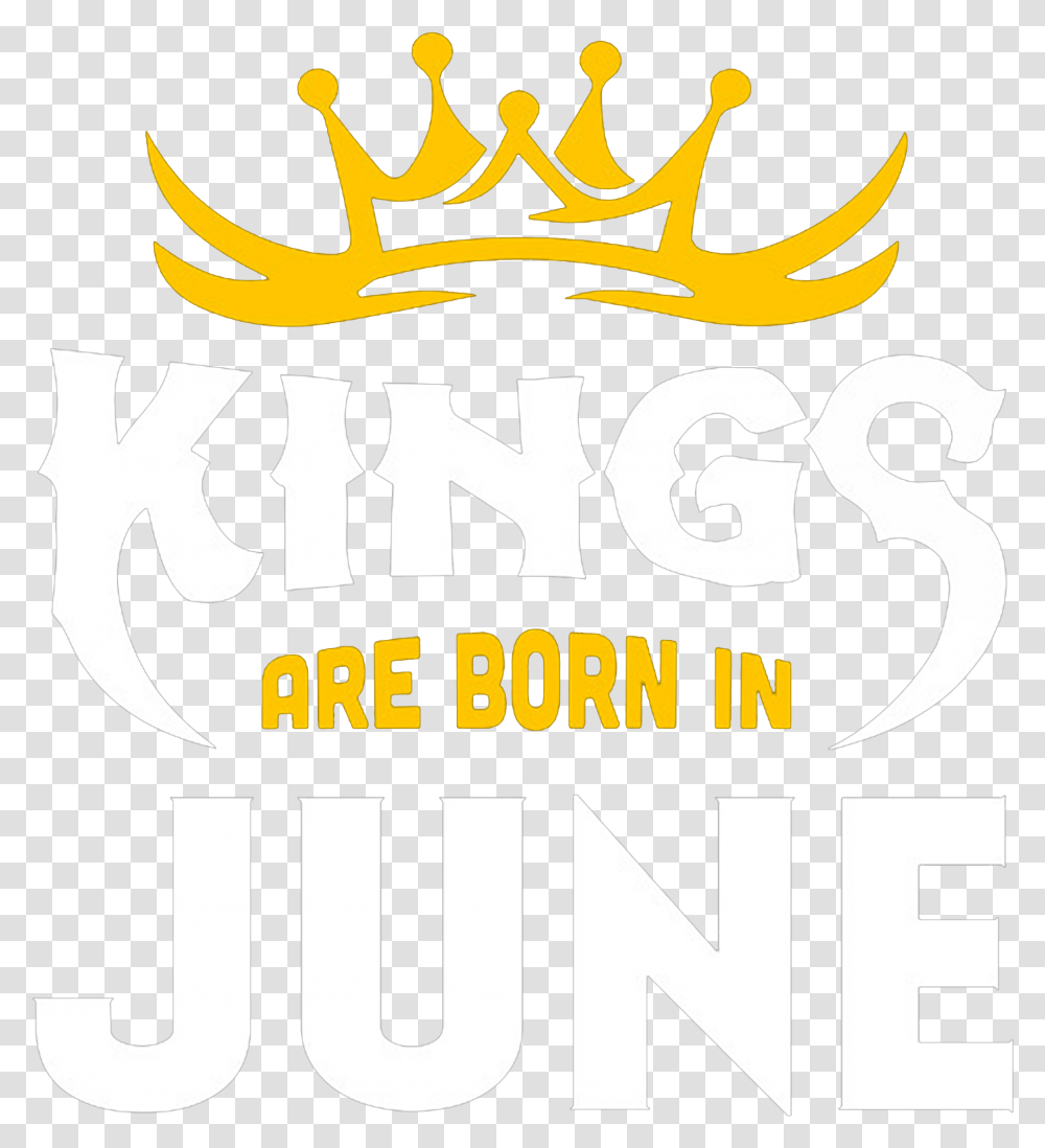Kings Are Born In June, Label, Alphabet Transparent Png