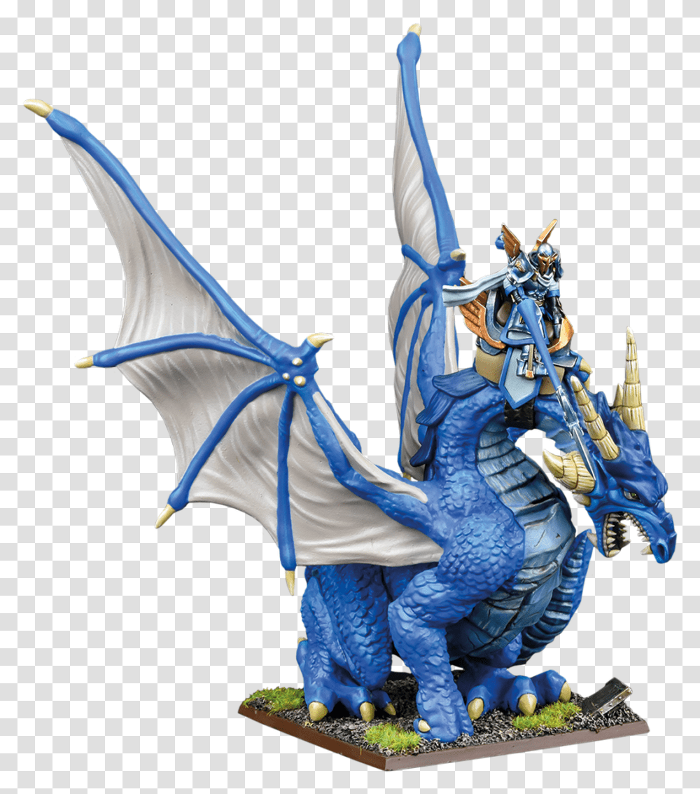 Kings Of War Basilean High Paladin On Dragon, Toy, Acrobatic Transparent Png