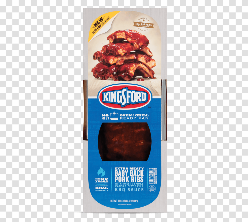 Kingsford Pre Cooked Ribs, Food, Sweets, Confectionery, Plant Transparent Png