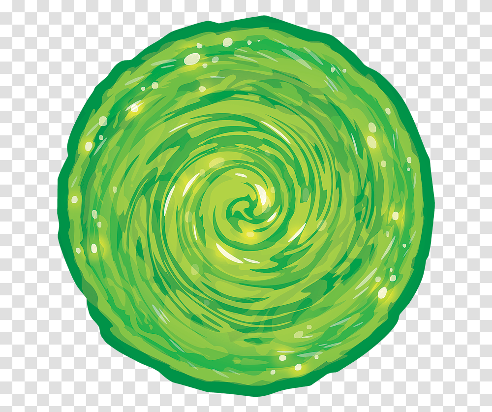 Kingsglass Green PortalTitle Kingsglass Green Rick And Morty Portal, Spiral, Balloon, Food Transparent Png