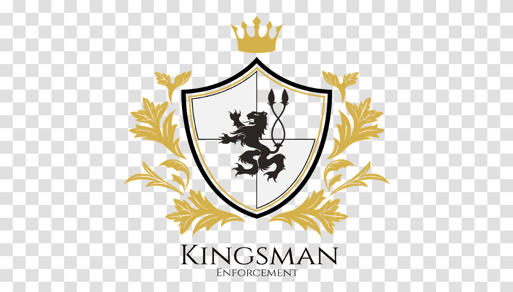 Kingsman Enforcement Carlyon Funeral Directors, Emblem, Symbol, Poster, Advertisement Transparent Png