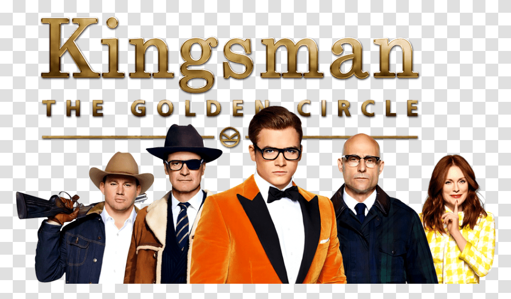 Kingsman The Golden Circle Movie Poster, Tie, Accessories, Person, Sunglasses Transparent Png