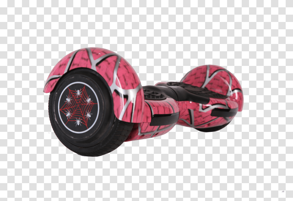 Kingsports Electric Red Self Balancing Hoverboard E Scooter Riding Toy, Tire, Wheel, Machine, Helmet Transparent Png