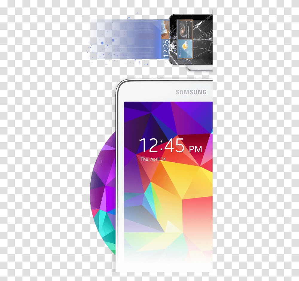 Kingston Samsung Galaxy Tablet Screen Replacement Tablet Samsung Galaxy Tab 4, Text, Electronics, Phone, Mobile Phone Transparent Png