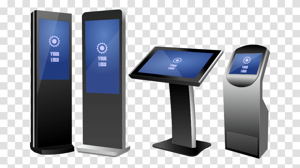 Kiosks Set Of Promotional Interactive Information Kiosk, Tablet Computer, Electronics, Mobile Phone, Cell Phone Transparent Png