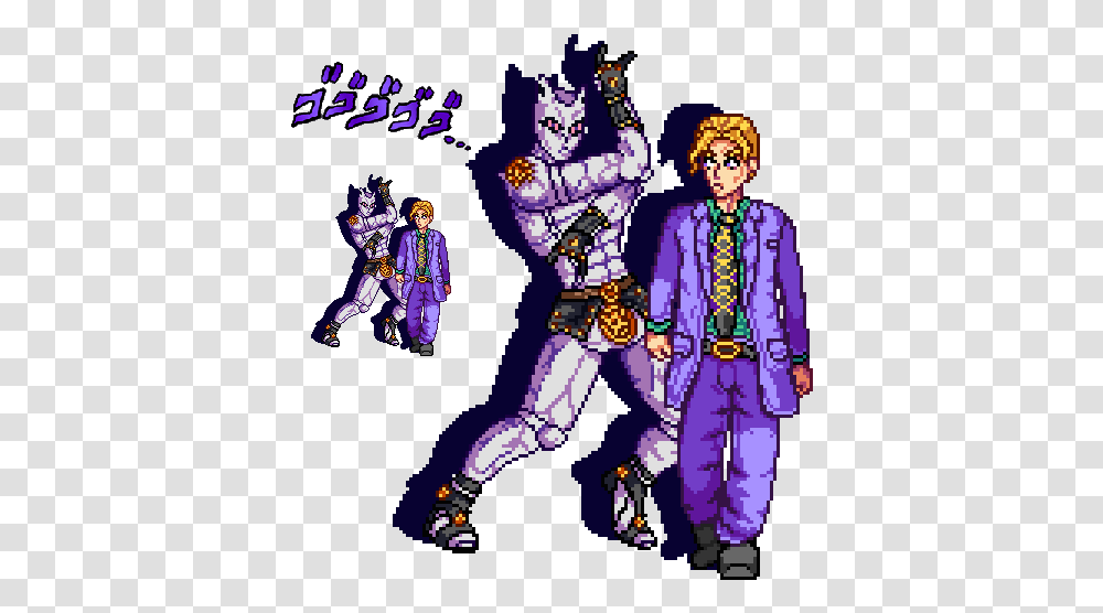 Kira And Killer Queen In Pixel Union Canal, Person, Performer, Costume, Leisure Activities Transparent Png