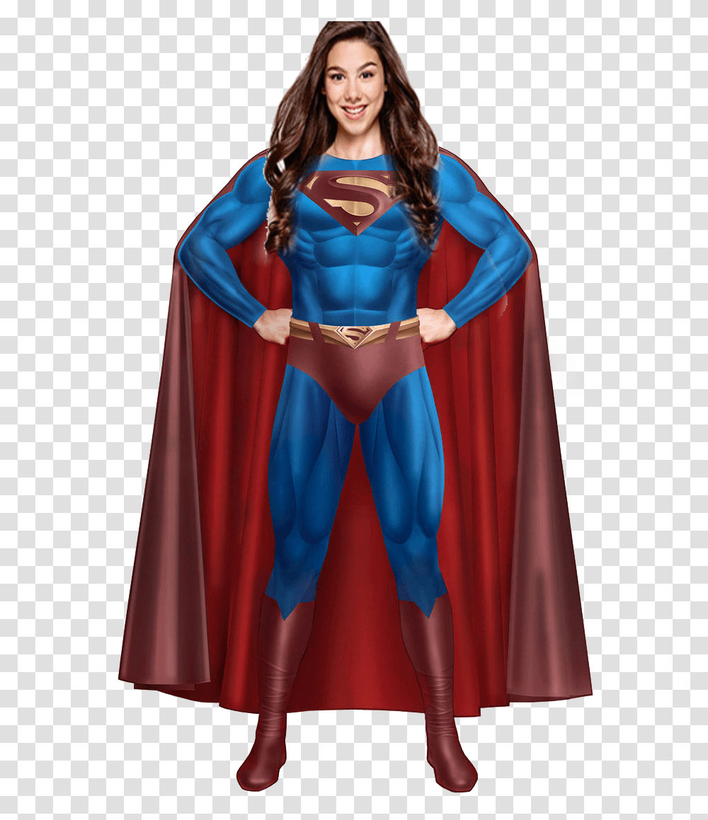 Kira Kosarin Superwoman, Apparel, Fashion, Cloak Transparent Png