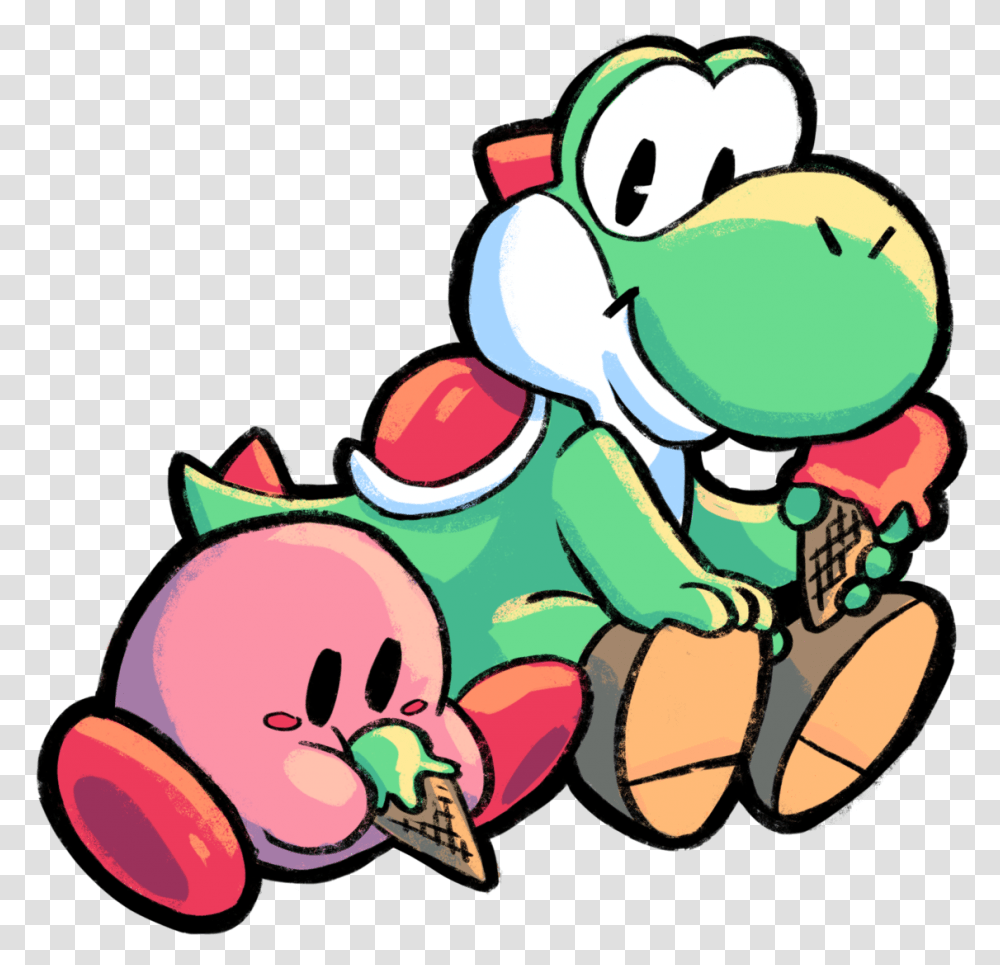Kirb And Yosh, Food, Plant Transparent Png