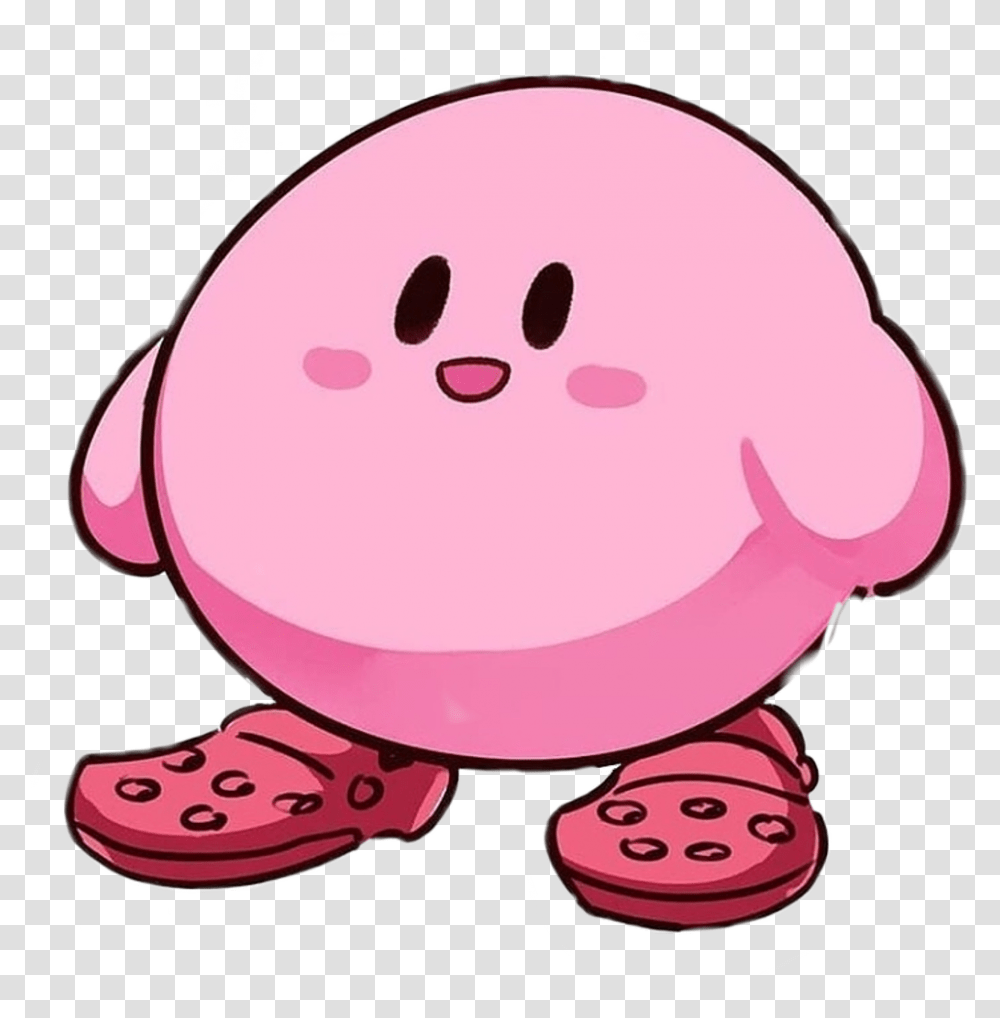 Kirb Sticker Love Kirby Memes 1024x1044 Clipart Kirby With Crocs, Bowling, Plant, Ball, Sport Transparent Png