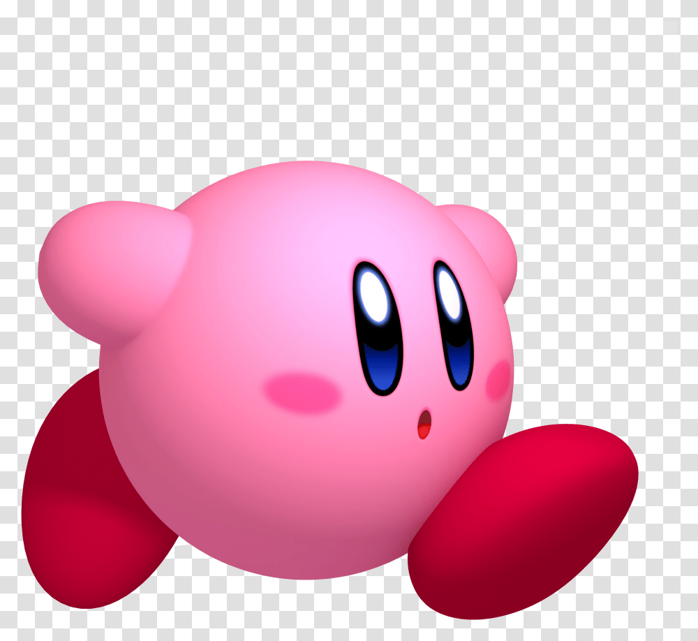 Kirby 7 Image Kirby, Balloon, Piggy Bank, Toy, Figurine Transparent Png