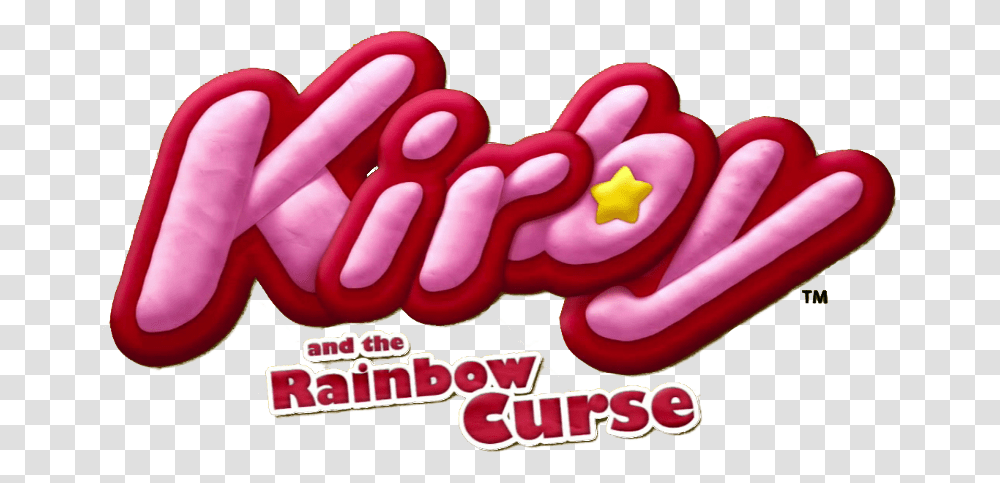 Kirby And The Rainbow Curse Now Available Kirby And The Rainbow Curse Logo, Hand, Heart, Dynamite, Bomb Transparent Png