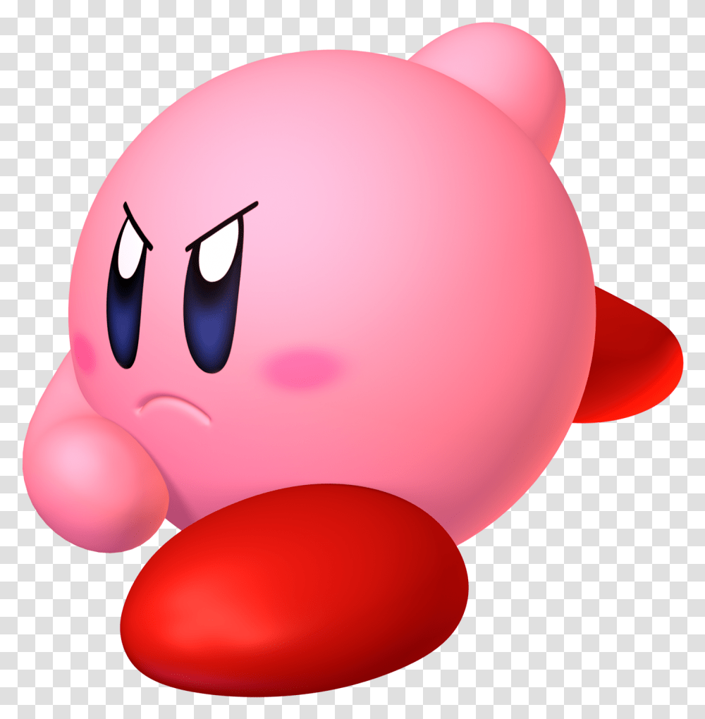 Kirby Angry Kirby, Balloon, Piggy Bank, Sphere Transparent Png