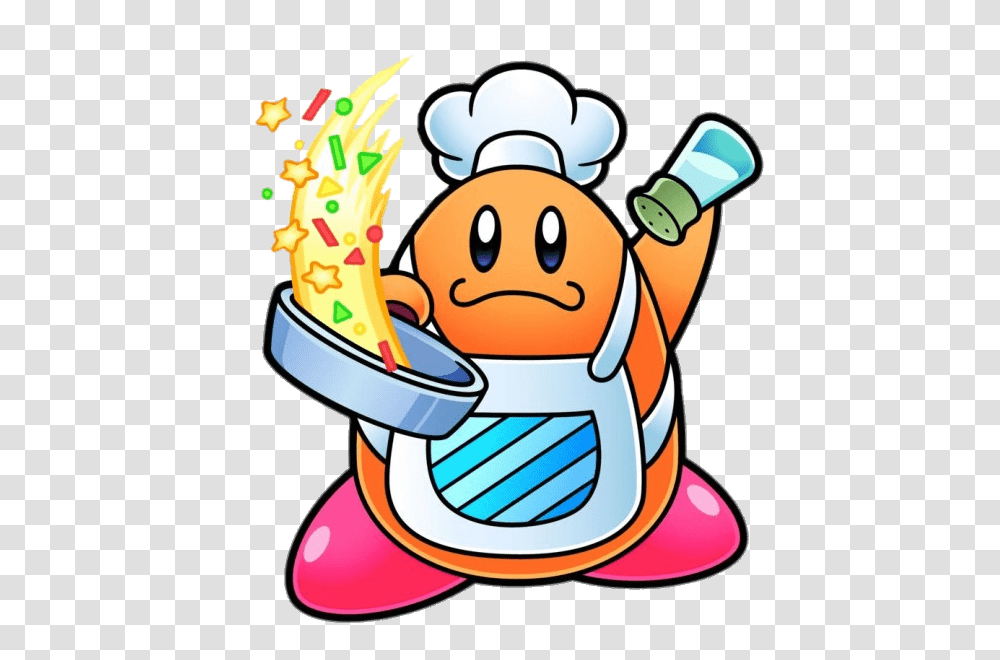Kirby Chef Kawasaki Preparing Dish, Meal, Food, Eating, Lunch Transparent Png