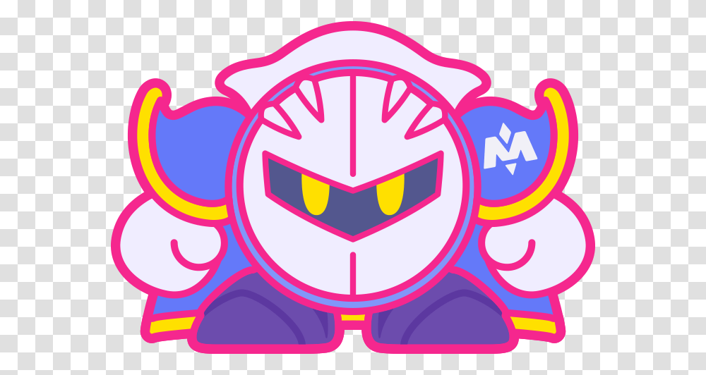 Kirby Clipart Meta Knight, Label, Outdoors Transparent Png