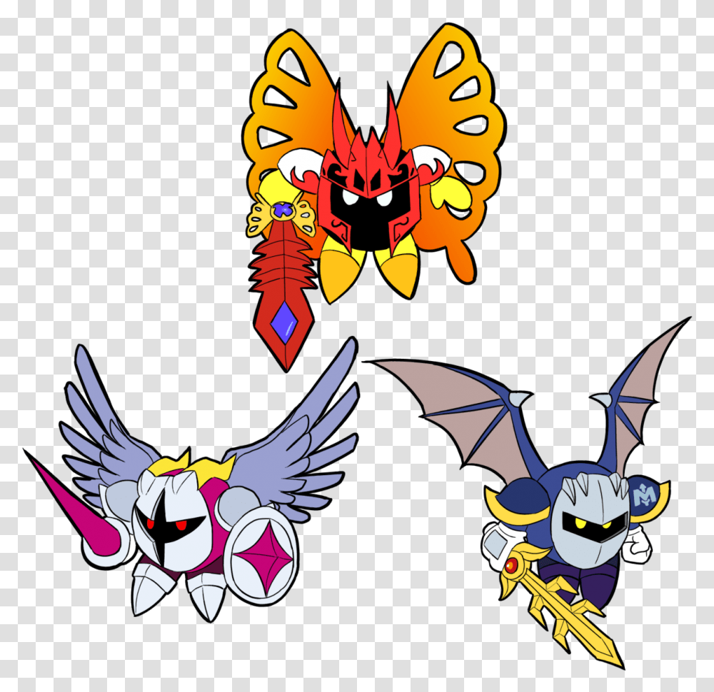 Kirby Could Destroy All Three Of Them Morpho Knight Galacta Knight, Dragon, Statue, Sculpture Transparent Png
